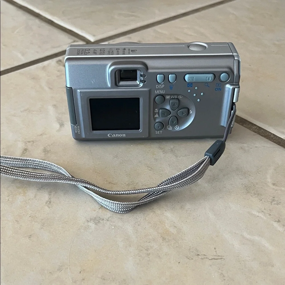 Canon PowerShot A100 Digital Camera - Silver and Black